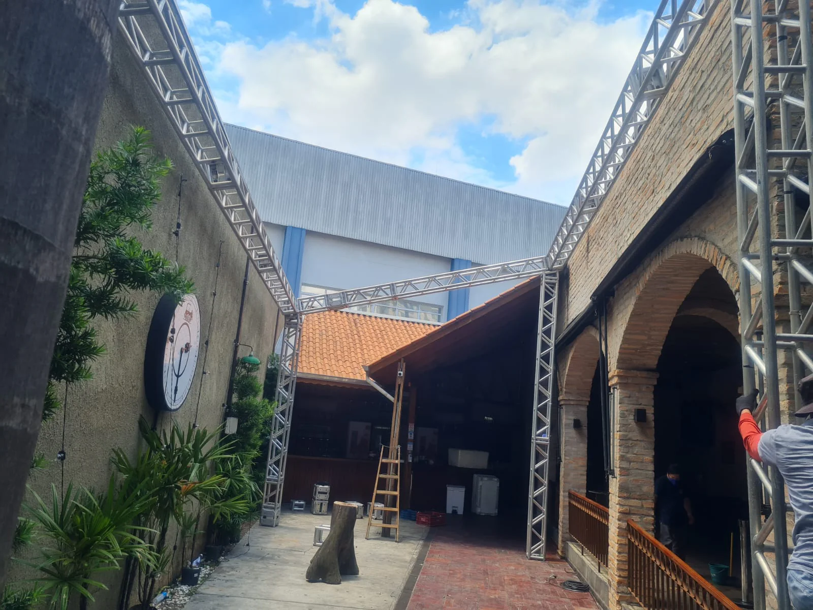 Box Truss em alumínio montado pela R2R Eventos — foto 6